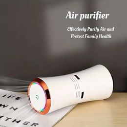 1pc Negative Ion Air Purifier Small Car Office Home Odour Removal Deodorant Machine Negative Ion Purifier Air Humidifier For Home Office Picnic Camping Travel