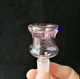 Glass Pipes Smoking blown hookah Manufacture Hand-blown bongs New Colourful Dotted Bubble Head Cigarette Accessories