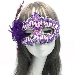 Halloween Beauty Ball Party Princess Masquerade Masks Sexy Women Black Flower Eye Mask