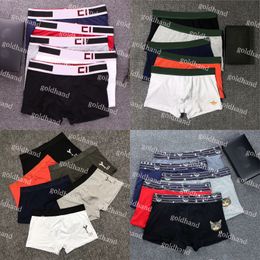 Brand Designer Mens Sexy Underwear Fashion Letter Printed Comfortable Boxers Cotton Men Underpants