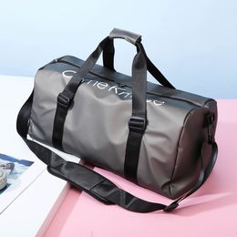 Duffel Bags Portable Travel Bag Short distance Dry and Wet Separation Large capacity One shoulder Sports Fitness Trend Oblique Span 230724