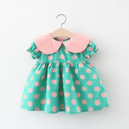 Girl Dresses Summer Girls Dot Dress 2023 Children'S Clothing Fashion Cute Doll Toddler Baby Kids Casual Outfit