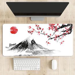 Extra-large Size Mouse Pad Cherry Blossom Custom Computer New Table Pad Office Laptop Natural Rubber Soft Mouse Pad Japanese Pag