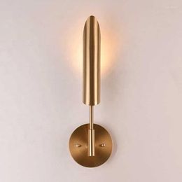 Wall Lamp Modern Lighting American Style Golden Luxury Light Industrial For El Beside Dinner Room House Warming