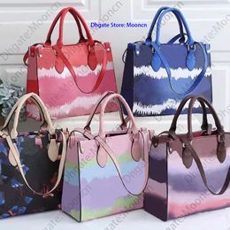 Top ON THE GO Designer Bags Leather Handbags Ladies Fashion Shoulder Bag CrossBody Women Totes Multicolors Floral Stars Plain Stripes Letter Shoppingbags