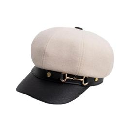 Berets Casual Fashion Street Military Cap Woman Cotton Beret Flat Hats Caps Trucker Vintage Drop Delivery Accessories Scarves Gloves