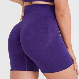 Active Shorts EFFORTLESS Scrunch BuShorts Women High Waist Sports Short Legging Yoga Biker Fitness Train Stretch Gym Workout Wear Seamless