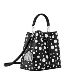 Designer Women Bucket Bag Fashion Emboss Shopping Bags Handbags Purses Floral Genuine Letter Tote ShoulderBags
