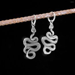 Stud Earrings Stainless Steel Street Snake Animal Viking Nordic Men's Domineering Amulet Teen Jewellery Fashion Gift