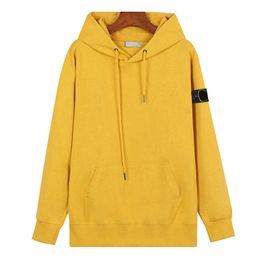 Spring And Autumn Pure Cotton American Style Fashion High Street Embroidery Compass Label Stone Hoodie Men Island Round Collar All Loose Couple BLIB