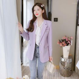 Women's Suits UNXX Coat Medium Length Solid Loose Handsome 2023 Autumn Style Sweet Cool Blazer High Street Trend Women Clothing