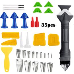 Other Housekeeping Organisation 153035 pcs set 3 in 1 Silicone Sealant Remover Tool Kit Set Scraper Caulking Mould Removal Useful For Home 230721