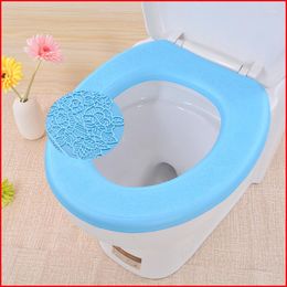 Toilet Seat Covers 1pc Waterproof Foam Mat Thickened Four Seasons Universal Set Cut The Washer Bathroom Accessories