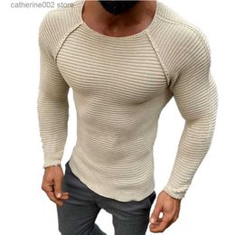 Men's Sweaters Sweater Spring Slim Solid Fashion inside Underwear Men Mock Neck Basic T-shirt Blouse Pullover Long Sleeve Top T230724
