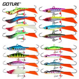 Baits Lures Goture Winter Ice Fishing Bait 3D Eye Fixture Bait Hard Bait Fixture Balanced Fishing Bait Quick Delivery of Multiple Sizes 230720