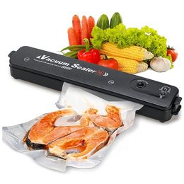 Custom logo Manufactures Automatic Food Vacuum Sealer Machine Household Portable Packing Electric Vacuum Food Sealer with 10 Bag