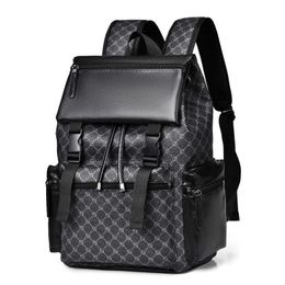 Men's Backpack Men's Fashion Trend Leisure Business Travel Bag Large Capacity Backpack Computer Backpack Tool 230715