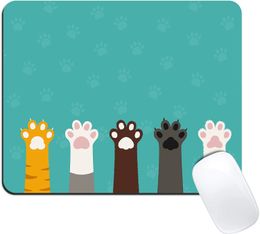 Upgraded Mouse Pad Gaming Mouse Pads Non-Slip Rubber Base Mousepad Rectangular Mouse Mat 11.8x9.8x0.12 Inches Cute Paws