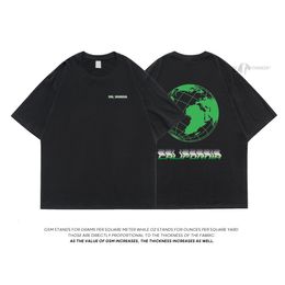 Men s T Shirts Neploha Streetwear Simple Stroke Globe Graphic T shirt Oversized Letter Printed T shirts For Men Summer Unisex 5XL Tees 230724