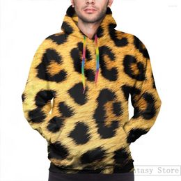 Men's Hoodies Mens Sweatshirt For Women Funny Leopard Print Casual Hoodie Streatwear