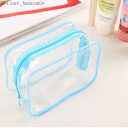 Cosmetic Bags Cases Transparent Cosmetic Bag Women Makeup Bag Organizer PVC Travel Washing Bags Zipper Pouch Organizador Trousse Maquillage Femme Z230724