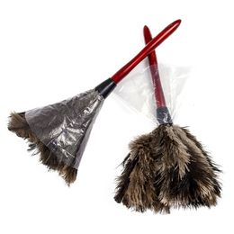 Dusters Feather Ostrich Feathers Duster With Wood Handle Brush Dust Accessories Household Cleaning Tools Plumas For Crafts 230721