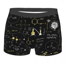 Underpants Chemistry Science School Men's Underwear Boxer Shorts Panties Fashion Mid Waist For Male