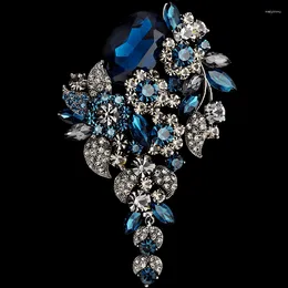 Party Favour Brooch Corsage High-End Women's Elegant Luxury Design Crystal Vintage Accessories