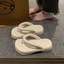 Slippers Summer Fashion Bread Flip-Flops Beach Shoes Exquisite Sponge Cake Thick Soled Women's El Home Bath Designer Sandals