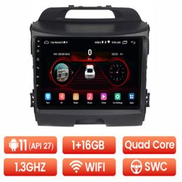 8G+128G DSP 2 Din Android 11 4G NET Car Radio Multimedia Video Player for KIA Sportage R 2011 2008-2017 Years WiFi BT All In One