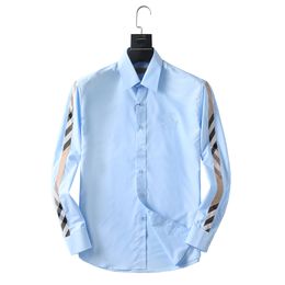 designer men's shirts dress fashion casual business social and cocktail shirt brand Spring Autumn slimming the most fashionable clothing