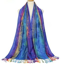 Luxury Scarf Shawls For Women Foulard Hijab Stoles Scarves Muslim Headscarf Wraps Bandana Headband