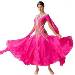 Stage Wear B-2080 High Quality Sexy Women Girls Dance Dress Ballroom Custom Dresses Adult Waltz For Sale