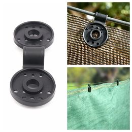 Shade 2~100pcs Sun Shade Net Clip Garden Tools Greenhouse Shade Cloth Fix Clamp Plastic Grommet Fence Netting Installation Hook 230721