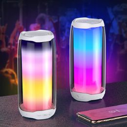 Alto-falantes portáteis PULSE4 Sem fio Bluetooth Alto-falante Pulse 4 à prova d'água Portátil Graves profundos Som estéreo com luz LED Partybox para alto-falante portátil de festa