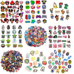 Shoe Parts Accessories Cartoon Charms Men Women Shoes Decoration For Kids Boys Girls Birthday Gifts Drop Delive Series Randomly