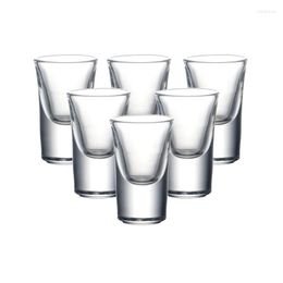 Wine Glasses Set Of 6 0.5 Ounce Heavy Duty S Machine Made Lead Free Glass Liquor For Bar Party 12ml