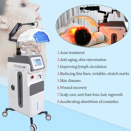 Photodynamic 7 Colours PDT Machine Red Light Therapy Facial Care Light Skin Whitening Beauty Equipment Wrinkle Remover Skin Rejuvenation Skin Tightening devices