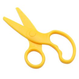 Teaching Student Scissors ABS Children Paper Cuttings Manual Safety Scissors
