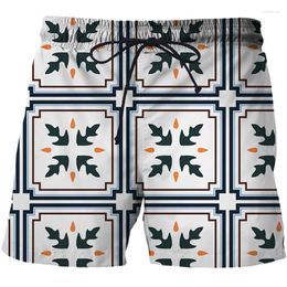 Men's Shorts Japanese Style And Men 3D Print Bermuda Beach Mens Hip Hop High Street Summer Sweatpants Clothing