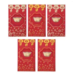 Gift Wrap Red Envelopes Money Chinese Year Envelope Bao Lucky Hong Packet Packets 2023Pocket Springfestival Wedding Pocketscash