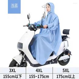 Raincoats Rainstorm-proof Raincoat With Sleeves For Men And Women Adult Conjoined Riding Single Poncho Bicycle Electric Vehicle.