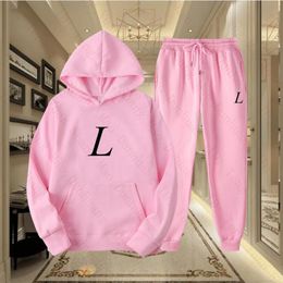 Women Tracksuits Two Pieces Sets Female Hoodie Jackets Pants With Letters print Lady Jumpers Woman louiseitys Tracksuit viutonitys sportswear Men fitness suits