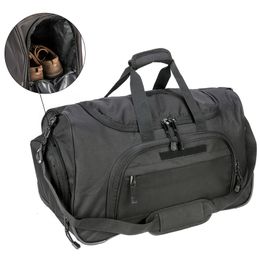 Duffel Bags 50L Travel Sports Foldable Gym Bag Carry on Luggage Duffle With Shoes Compartment for Men Women 6 Colours 230724