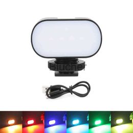 Selfie Lights ST15RGB LED Video Camera Light 3200k6500K Dimmable Studio Light Vlog Fill Light RGB Color Filter Soft Box Diffuser x0724