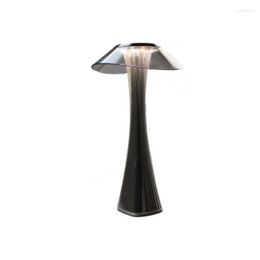 Table Lamps LED Crystal Diamond Lamp Touch Projection Atmosphere USB Charging Night Light For Bar Restaurant Bedside