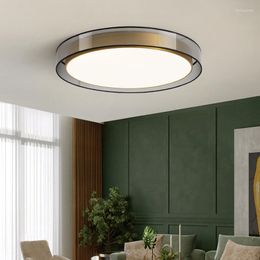 Ceiling Lights Modern Light Luxury Copper Acrylic Lamp For Bedroom Dining Living Room Kitchen Bathroom Creative Fixtures