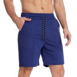 New Men Gym Shorts pure Colour polyester Gyms Workout Bodybuilding Short Pants Men Breathable Jogger fashion casual Shorts male