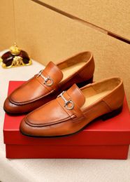 2023 Men Dress Shoes Genuine Leather Moccasins Business Handmade Formal Party Office Wedding Flats Male Brand Casual Loafers Size 38-47