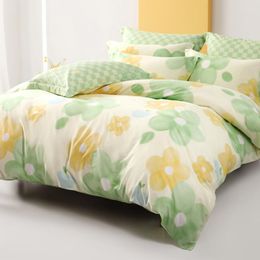 Bedding Sets Pure Cotton Antibacterial Printing Duvet Cover One-Piece Student Dormitory Single Quit Product